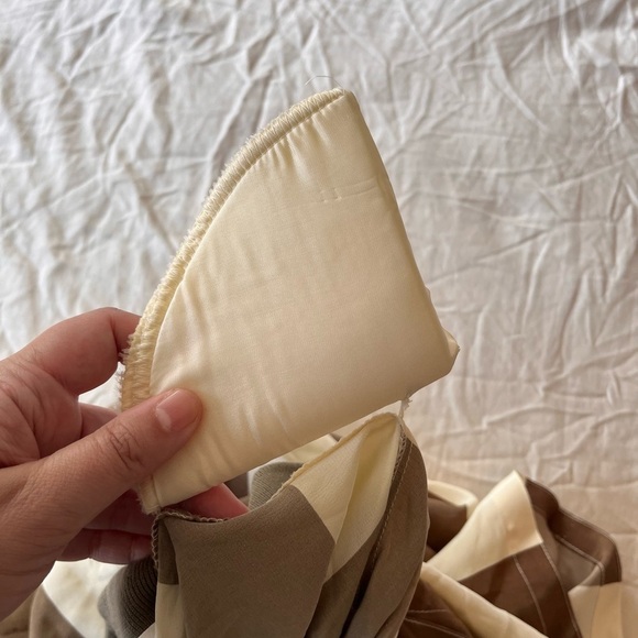 Vintage Silk 90s Mod Stripes Shirt S - Picture 13 of 13